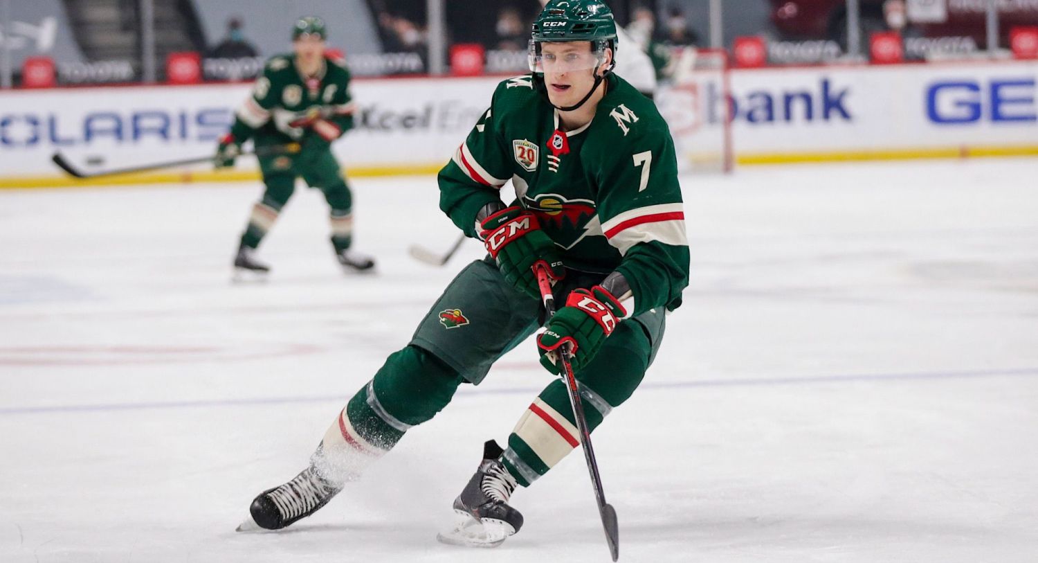 Nico Sturm im Einsatz für die Minnesota Wild.