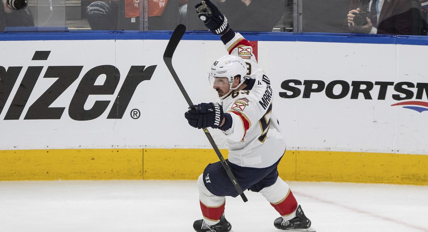 Brad Marchand traf nach 88 Minuten für die Florida Panthers zum Serienausgleich.